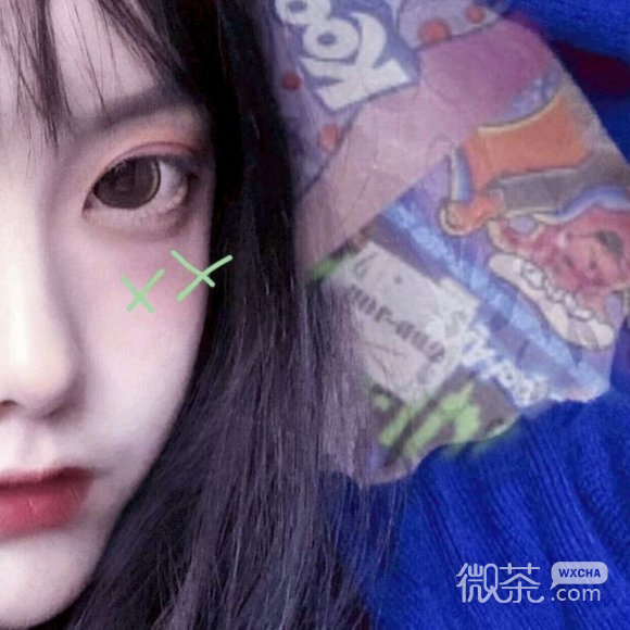 微信最潮俏皮阳光女生头像