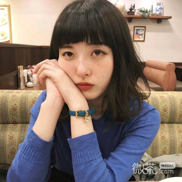 微信最潮快手网红女生头像