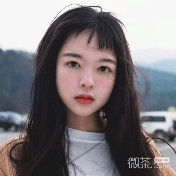 微信最潮快手网红女生头像