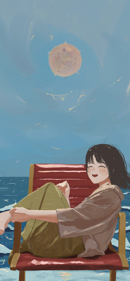 少量稀缺唯美手绘聊天背景图