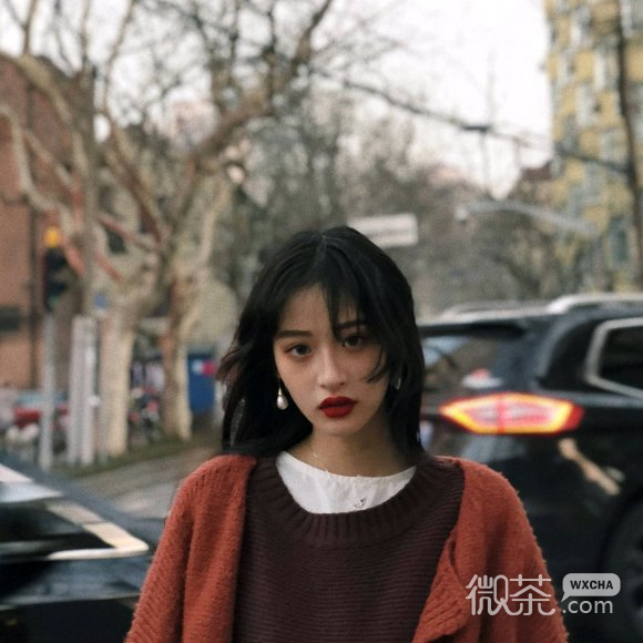 微信最潮快手网红女生头像