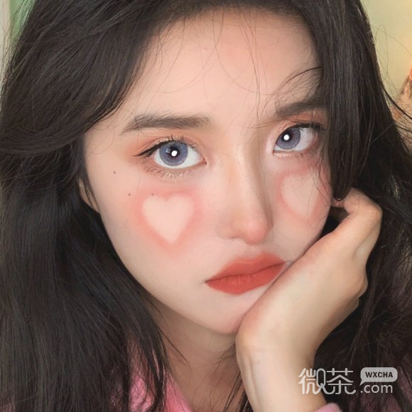 微信最潮快手网红女生头像