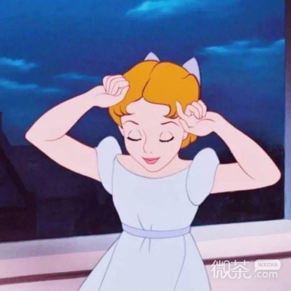 清新洒脱文艺长发女生微信头像