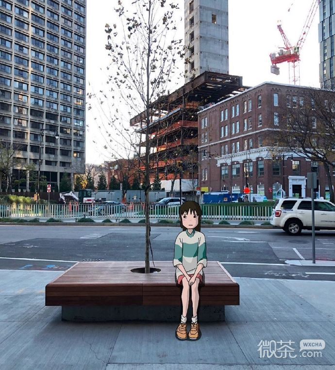 从动漫里跑出来的可爱宫崎骏风朋友圈配图