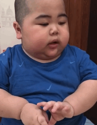 最新印尼小胖子超可爱的表情包