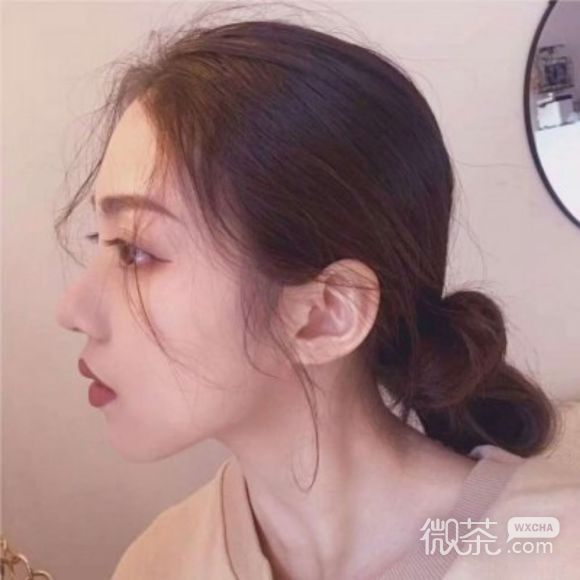微信清新长发最潮抖音女生头像