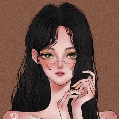 手绘女生动漫头像