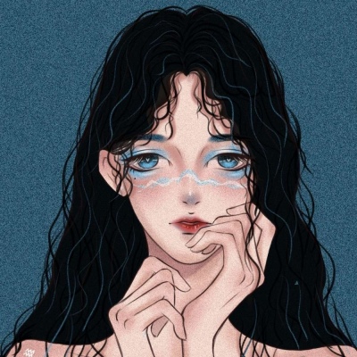 手绘女生动漫头像