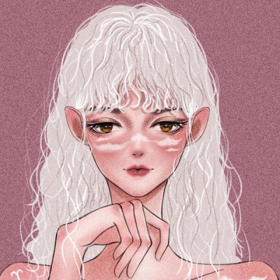 手绘女生动漫头像