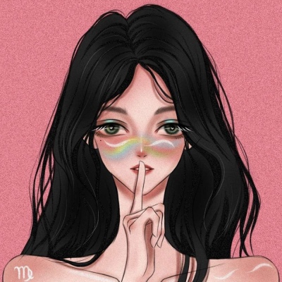 手绘女生动漫头像