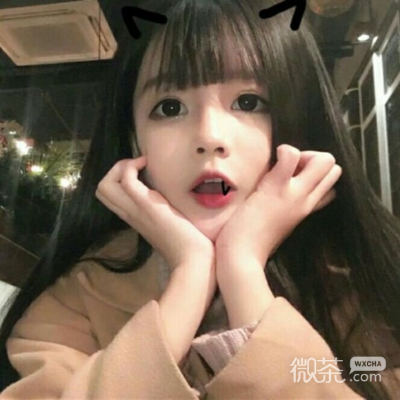 微信清新长发最潮抖音女生头像