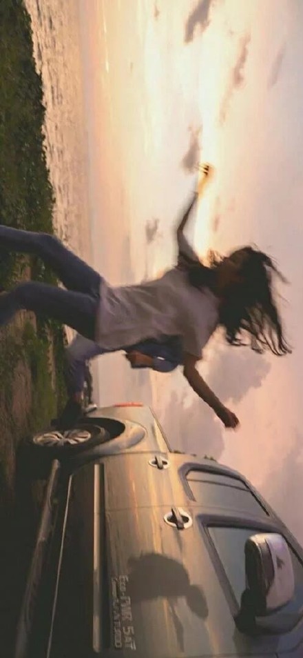 夏日动漫人物ins风绝美聊天壁纸背景图