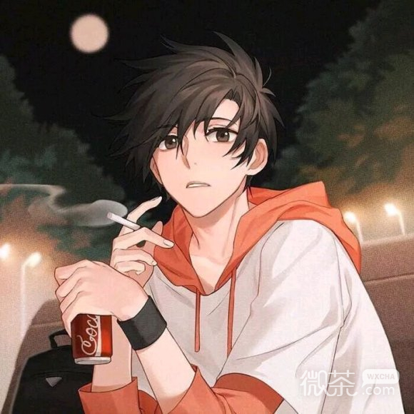 微信好看帅气性感二次元男生头像