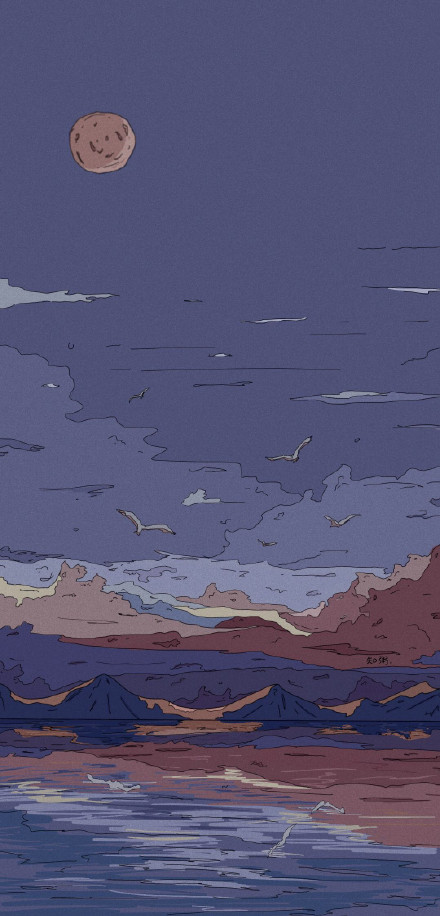 二次元动漫场景插画壁纸