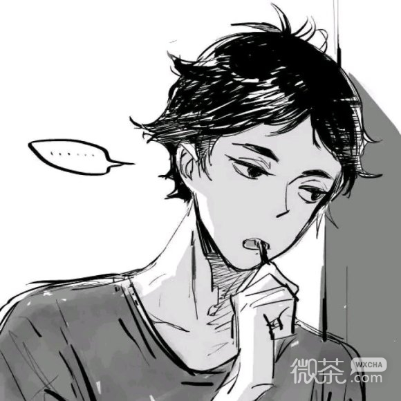微信好看帅气性感二次元男生头像