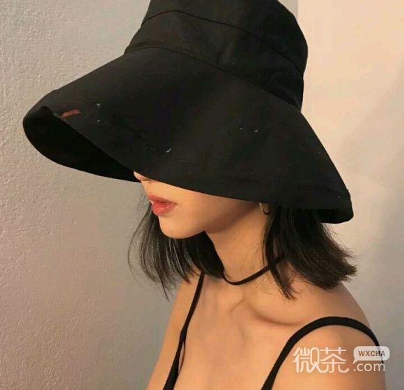 微信小清新时尚长发女生头像