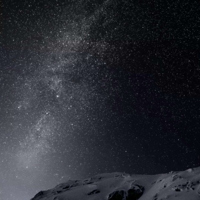 星空闪烁唯美星空背景图