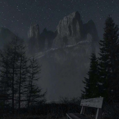 星空闪烁唯美星空背景图