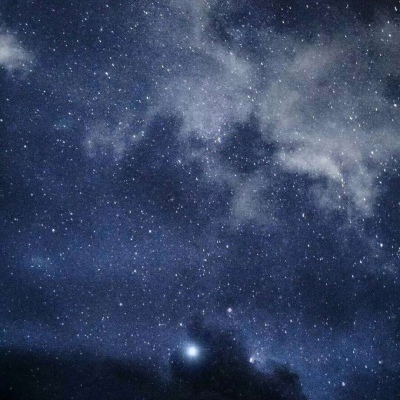 星空闪烁唯美星空背景图