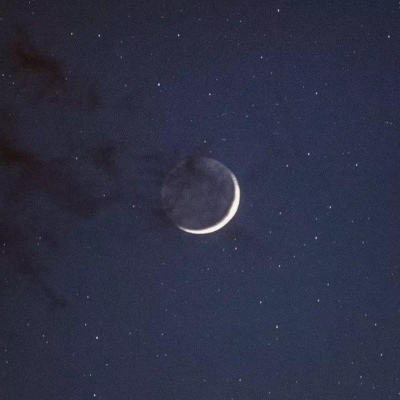 唯美蓝色风景线微信背景图