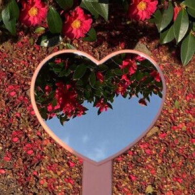 爱心镜子系列背景图