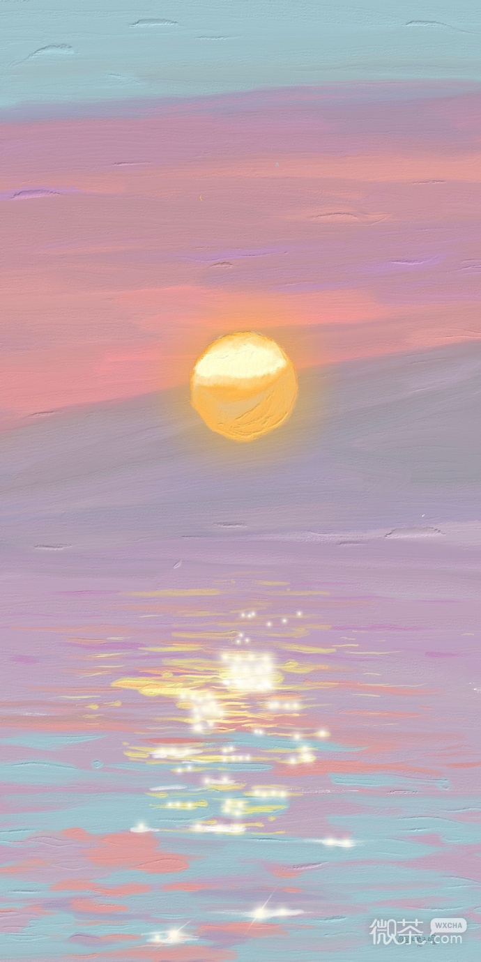 手绘油画风景壁纸