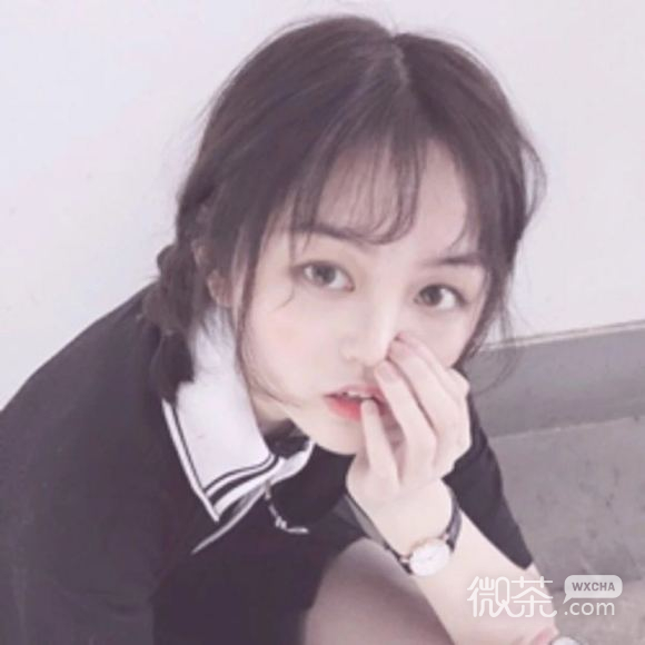 长发最潮阳光文艺微信女生头像