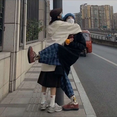 一对两张闺蜜真人微信头像