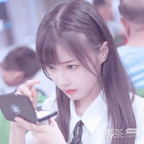 长发最潮阳光文艺微信女生头像
