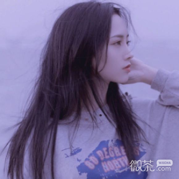 长发最潮阳光文艺微信女生头像