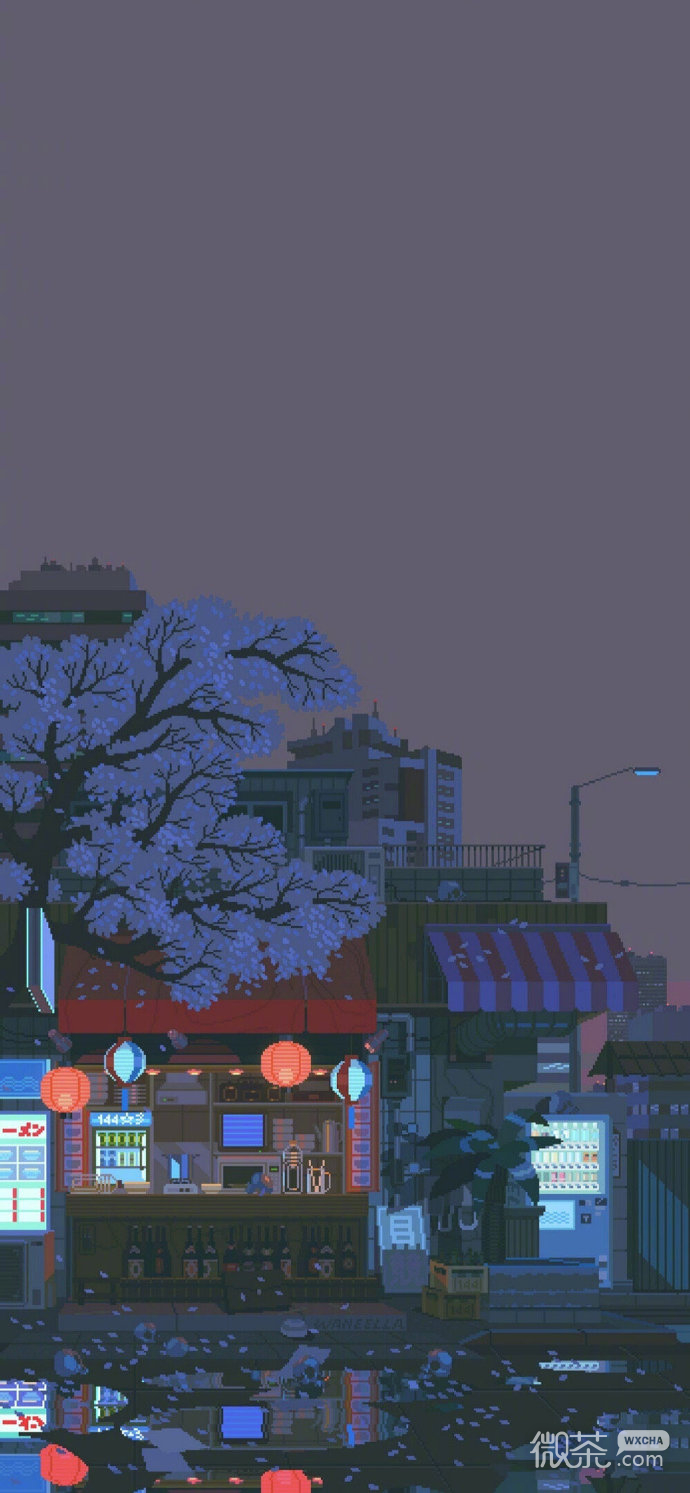 动漫清新可爱聊天背景图