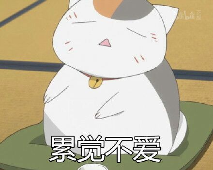 夏目友人帐-肥猫咪可爱搞笑表情包