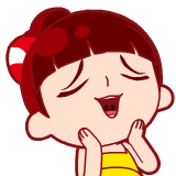 最可爱的卡通女生洛宝贝表情