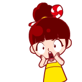 最可爱的卡通女生洛宝贝表情