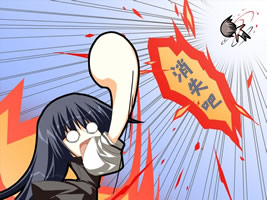 暴力女生可爱微信表情