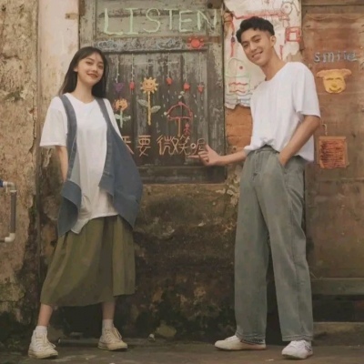 真人唯美意境一对微信情头