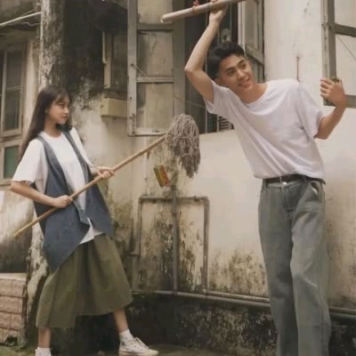 真人唯美意境一对微信情头