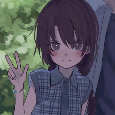 手绘可爱二次元动漫情头