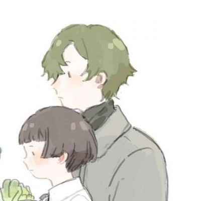 手绘可爱二次元动漫情头