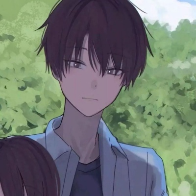 手绘可爱二次元动漫情头