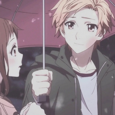 手绘可爱二次元动漫情头