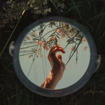 唯美绿色系治愈背景图