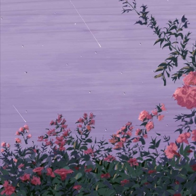 唯美手绘温柔风背景图