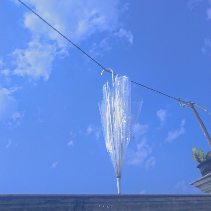 微信清新治愈系天空朋友圈配图