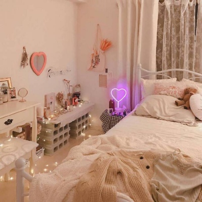 风景静物唯美少女心家居背景图