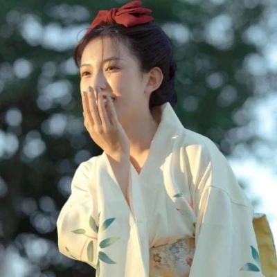 意境复古森系风微信女头
