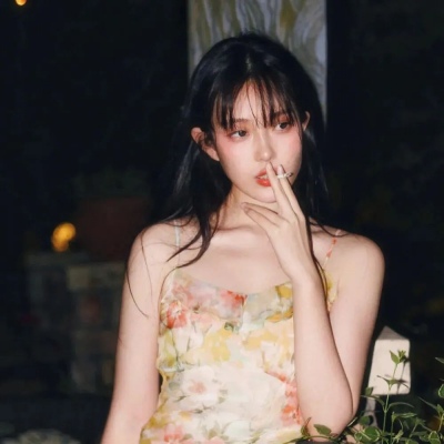 意境复古森系风微信女头