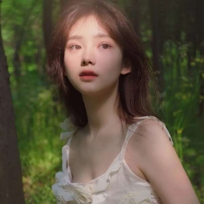 意境复古森系风微信女头