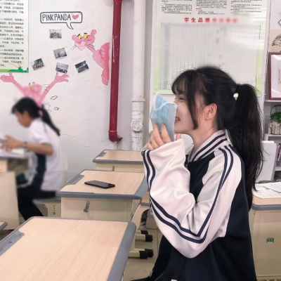 原宿风时尚意境清新微信女头