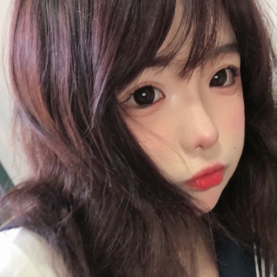 原宿风时尚意境清新微信女头